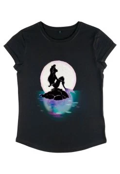 Disney The Little Mermaid Sunset Ariel - T-Shirt Print - Black -Disney d8d8584d1961486d8a0bbf61fa81223a