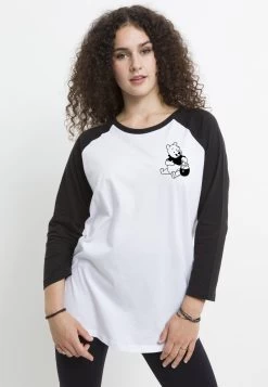 Disney Winnie The Pooh Vintage Line Winniepooh - Longsleeve - White Black -Disney dbae6712ea114472b978ce1ba043ecec