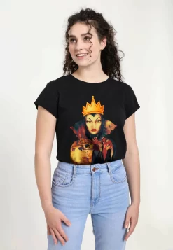 Disney Snow White Evil Queen Mix - T-Shirt Print - Black