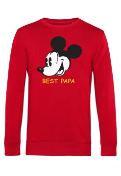 Disney Mickey Classic Best Papa - Sweater - Red -Disney dca650417afe4134a3e6b3597b75d8f2