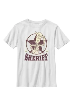 Disney Toy Story Sheriff - T-Shirt Print - White