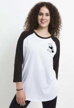 Disney Winnie The Pooh Vintage Line Winniepooh - Longsleeve - White Black -Disney dd1f6a42d6b54f3a80a72ce59175d4b9