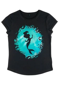 Disney The Little Mermaid Ariels Grotto - T-Shirt Print - Black -Disney de740ed5117f422584b12c880de33ae9