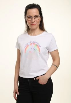 Disney Princesses Rainbow Princess - T-Shirt Print - White -Disney df7e12afb3ac46d18e546799a985d972