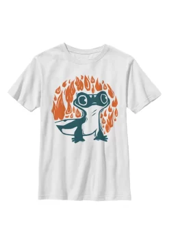 Disney Frozen Two Salamander Circle - T-Shirt Print - White