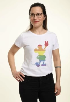 Disney Mickey Classic Love Is Love Pride Mickey - T-Shirt Print - White -Disney e18a881f151c41f9bc0da96d5deb3f79