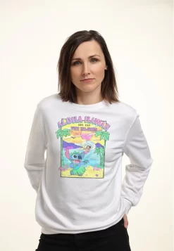 Disney Lilo Stitch Visit The Islands - Sweater - White