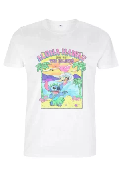 Disney Lilo & Stitch Visit The Islands Unisex - T-Shirt Print - White -Disney e2ca85cfd0ec43f987e15bd37e12e21b scaled