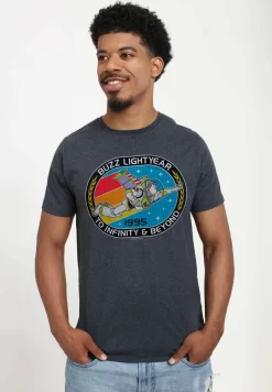 Disney Pixar Toy Story 1-3 - Mission Infinity - T-Shirt Print - Melange Black -Disney e58653711ef1449196a328eb53b67c1c