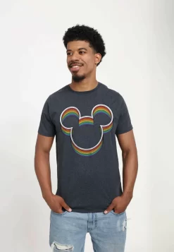 Disney Mickey Classic Rainbow Ears Unisex - T-Shirt Print - Melange Black -Disney e635ce9d28124b4993fd44b60141f099 scaled