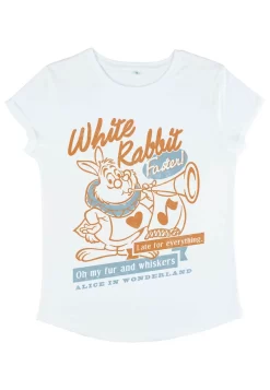 Disney Alice In Wonderland White Rabbit - T-Shirt Print - White -Disney e750ab1b5c7c4b5a80d38f6a6683a1dd scaled