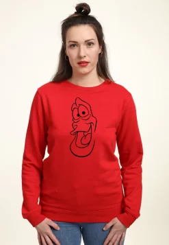 Disney The Little Mermaid Sebastian Big Face - Sweater - Red