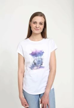 Disney Winnie The Pooh Watercolor Eeyore - T-Shirt Print - White