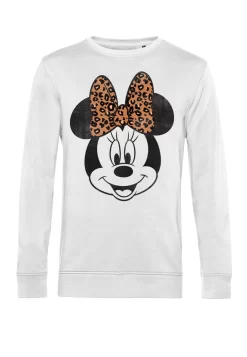 Disney Classic Mickey Modern Minnie Face Leopard - Sweater - White -Disney ec5ee3915b2a449ca8b9f817d1139496 scaled
