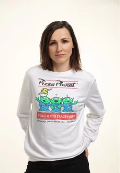 Disney Toy Story 1-3 Pizza Planet Surf - Sweater - White