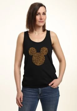 Disney Classic Mickey Cheetah Mouse - Top - Black -Disney f26b49a2e24143dcadceb90cc33bebef