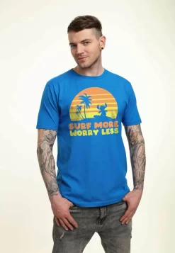 Disney Lilo & Stitch Stitch Surf More Worry Less Unisex - T-Shirt Print - Bright Blue 7 Disney Lilo & Stitch Stitch Surf More Worry Less Unisex - T-Shirt Print - Bright Blue -Disney f2e655200d3244c5b48a98b07a1b4d3d scaled