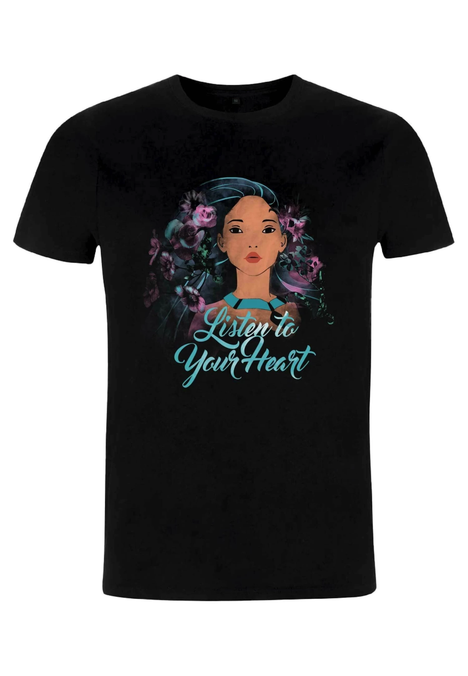 Disney Pocahontas Flower Pocahontas - T-Shirt Print - Black 1 Disney Pocahontas Flower Pocahontas - T-Shirt Print - Black