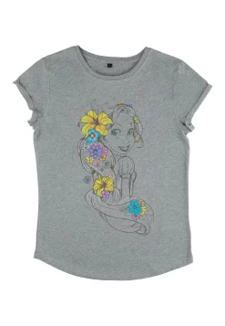 Disney Tangled Rapunzel Sketch - T-Shirt Print - Melange Grey -Disney f6fd938dd2e04220bf477576e5ddda38 scaled