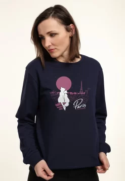 Disney The Aristocats Together In Paris - Sweater - Navy Blue -Disney fa09dba10f044460aab281cbd705ae03 scaled