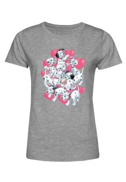 Disney Dalmatians Dalmatian Group Valentines - T-Shirt Print - Heather Grey -Disney fad490ee32314493838d5251c0a68e29