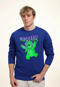 Disney Lilo & Stitch Mwahaha - Sweater - Royal Blue -Disney fbcfad4b6e8a4321badb9ec62afe2113